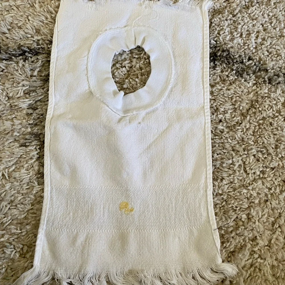 Vintage towel bib